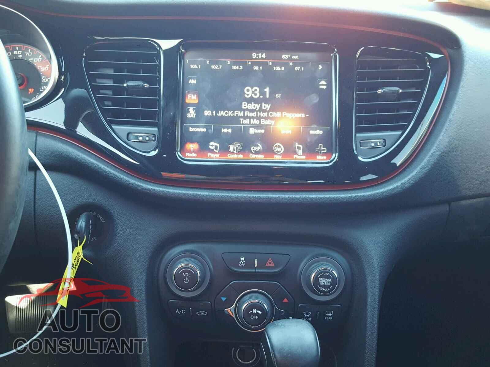 DODGE DART 2015 - 1C3CDFBB0FD253635