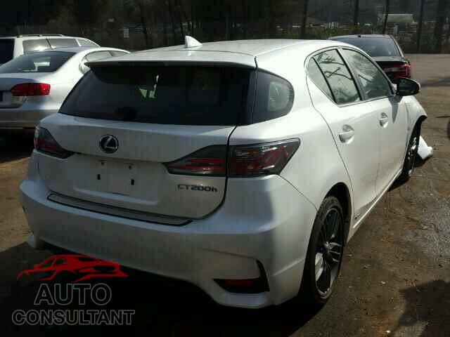 LEXUS CT 200 2016 - JTHKD5BH4G2252036