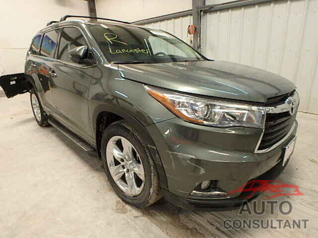 TOYOTA HIGHLANDER 2015 - 5TDYKRFHXFS055592