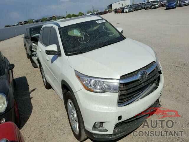 TOYOTA HIGHLANDER 2016 - 5TDDKRFH6GS354092