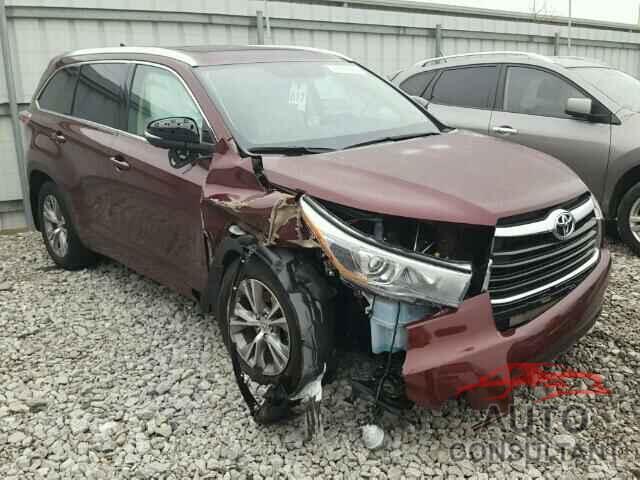 TOYOTA HIGHLANDER 2015 - 5TDJKRFH7FS077079