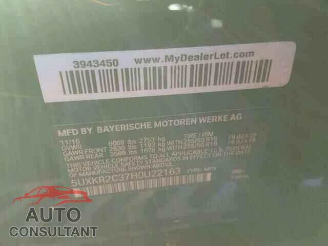 BMW X5 2017 - 5UXKR2C37H0U22163