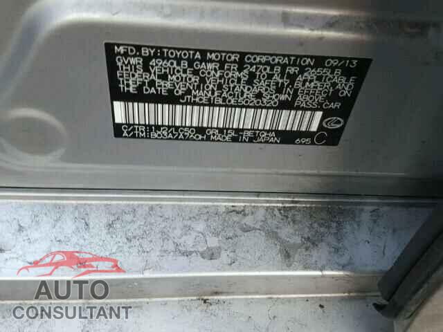 LEXUS GS350 2014 - JTHCE1BL0E5020320