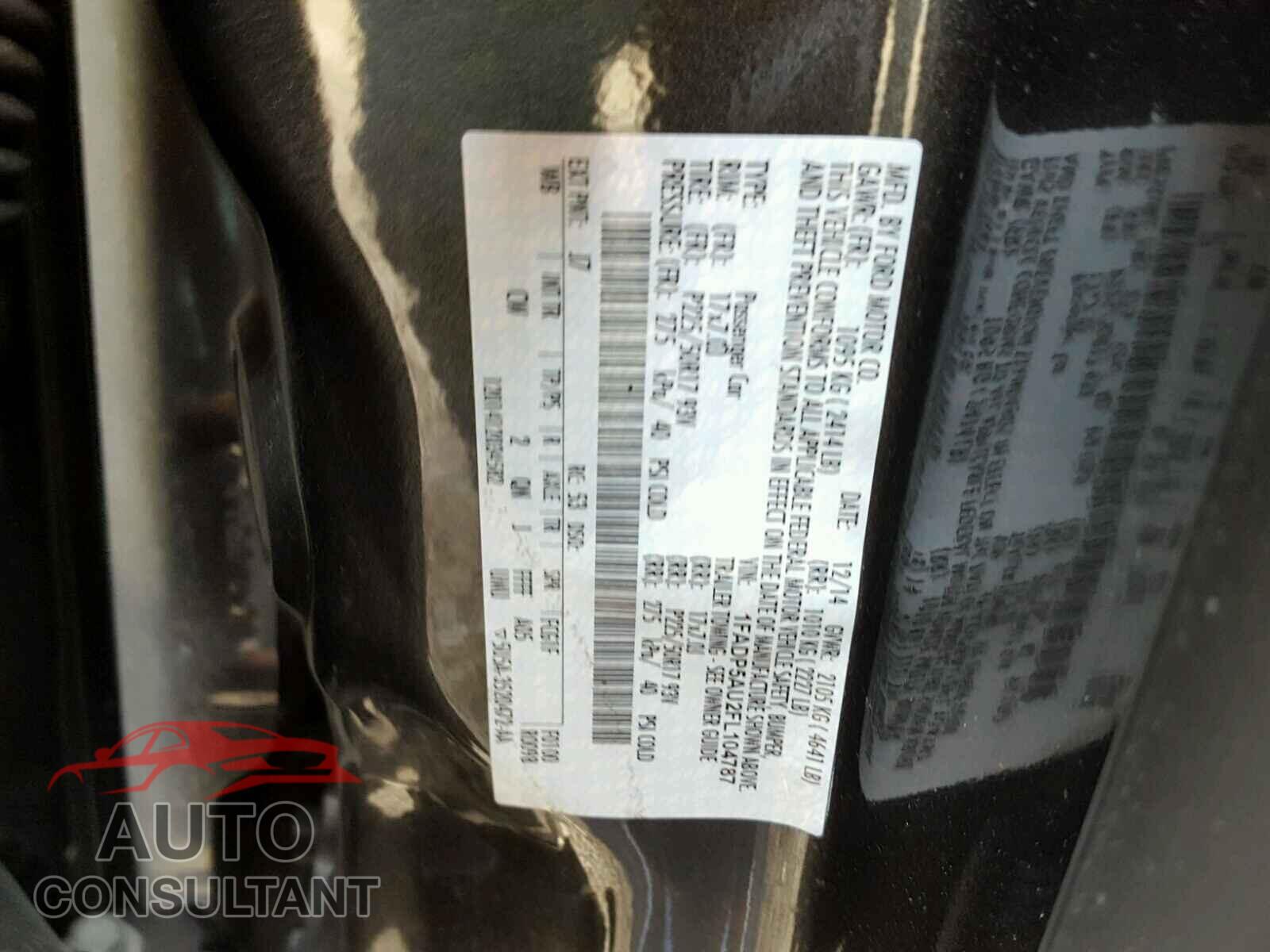 FORD CMAX 2015 - 1FADP5AU2FL104787