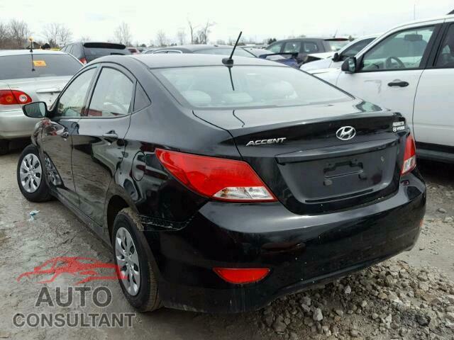 HYUNDAI ACCENT 2017 - KMHCT4AE7HU337318