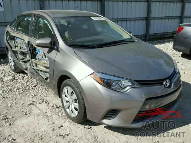 TOYOTA COROLLA 2016 - 2T1BURHE1GC569103
