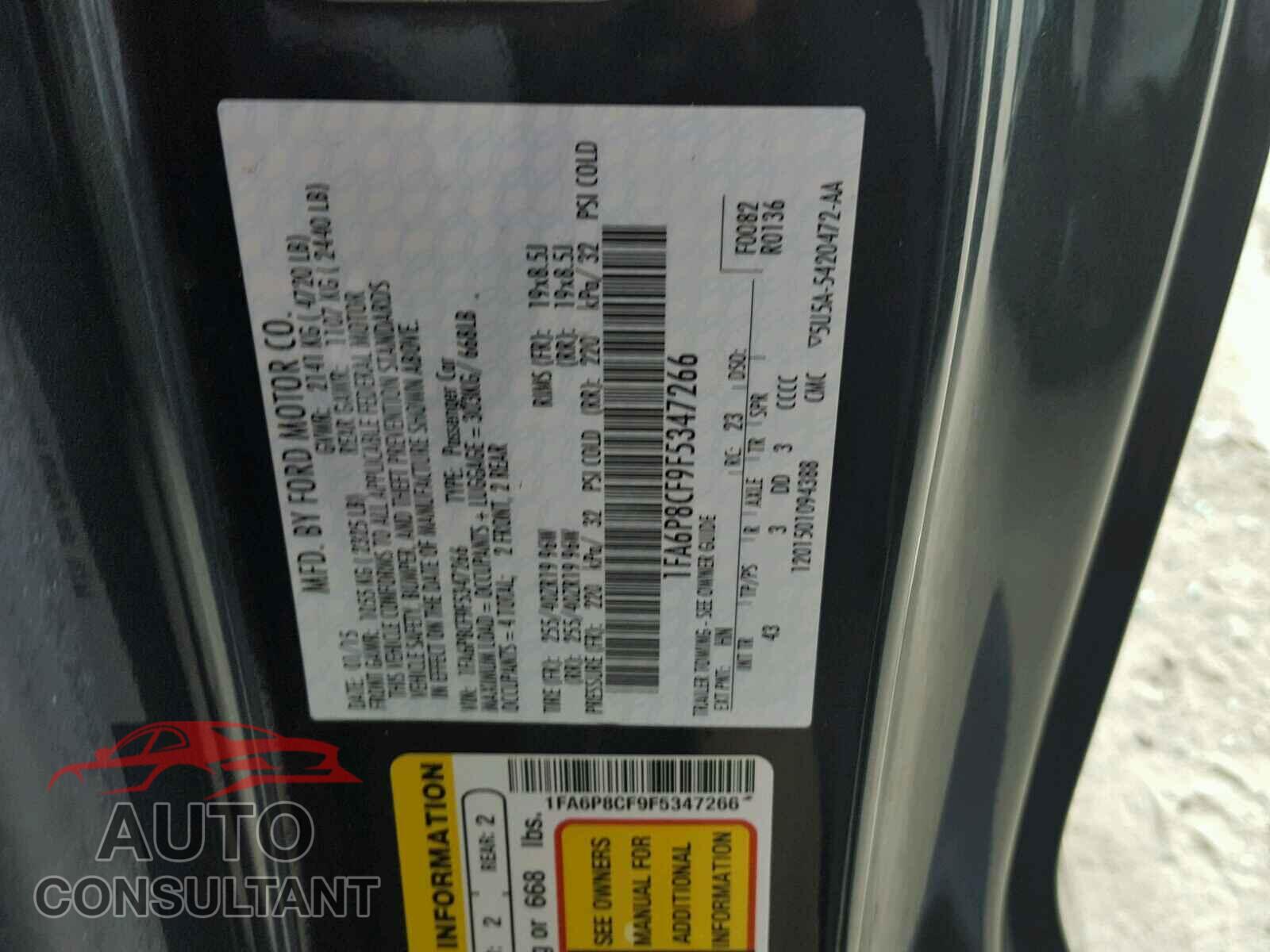 FORD MUSTANG 2015 - 1FA6P8CF9F5347266