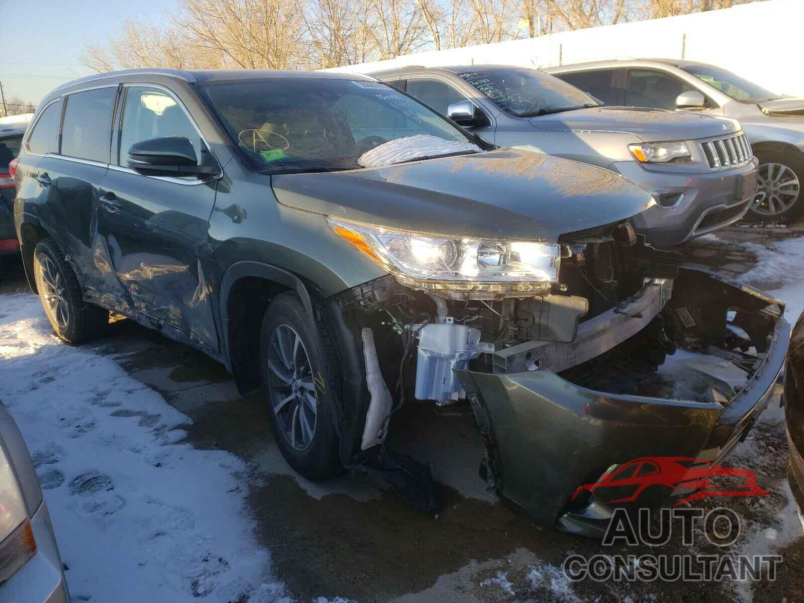 TOYOTA HIGHLANDER 2017 - 5TDJZRFH9HS412180