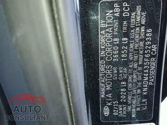 KIA RIO 2015 - KNADM4A35F6529386