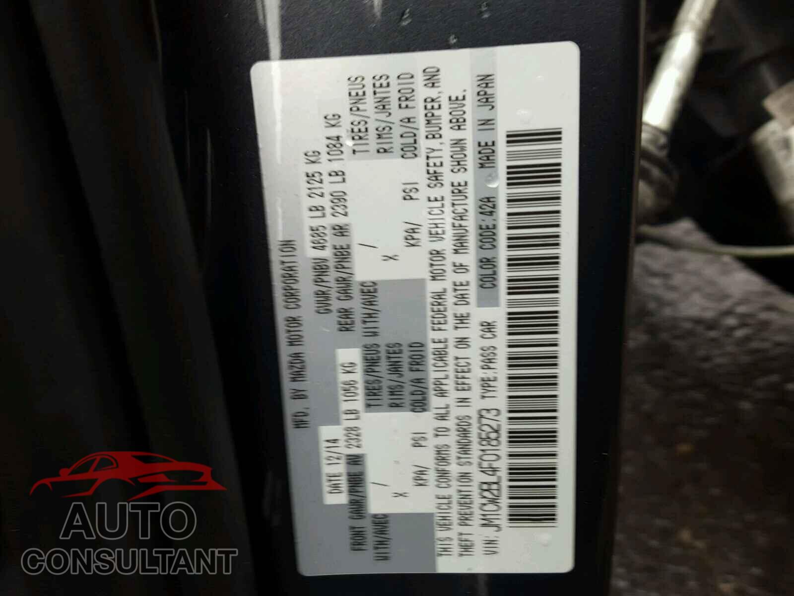 MAZDA 5 2015 - JM1CW2BL4F0185273