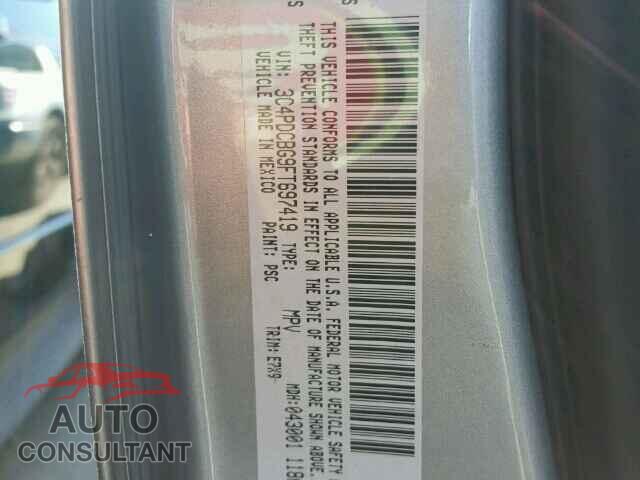 DODGE JOURNEY 2015 - 3C4PDCBG9FT697419