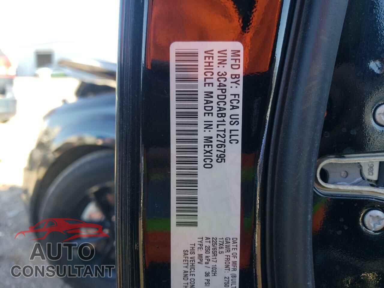DODGE JOURNEY 2020 - 3C4PDCAB1LT276795