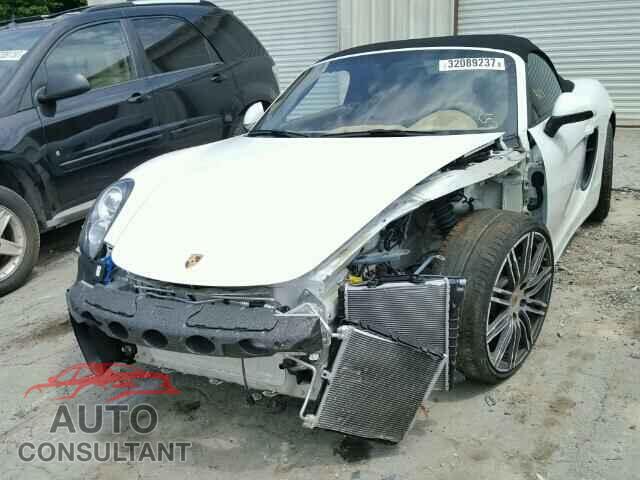 PORSCHE BOXSTER 2016 - WP0CA2A87GS120421
