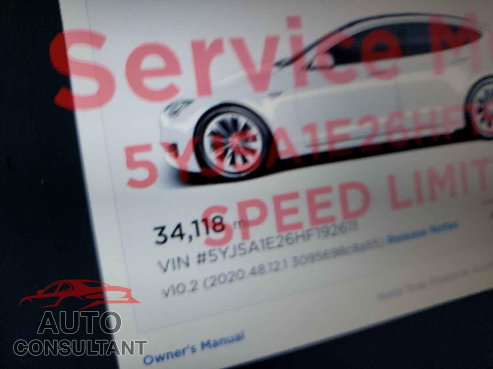 TESLA MODEL S 2017 - 5YJSA1E26HF192611