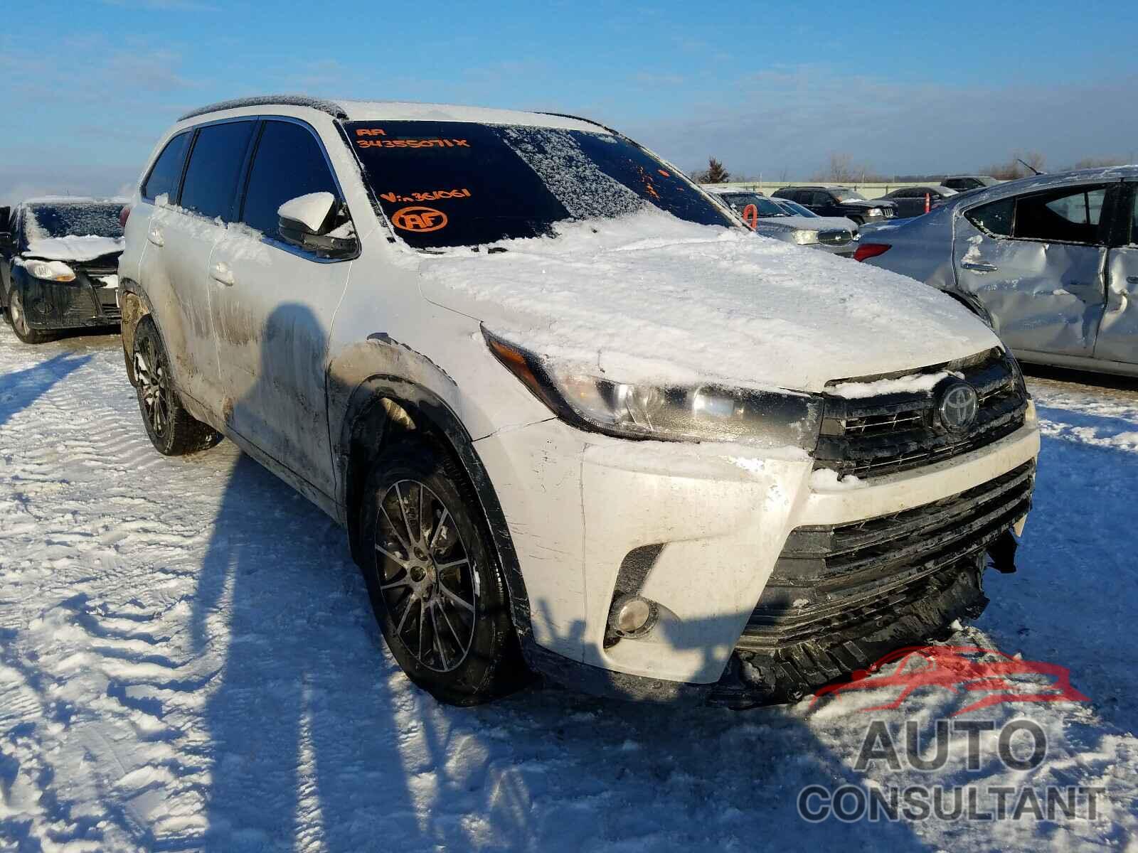 TOYOTA HIGHLANDER 2017 - 5TDJZRFH8HS361061