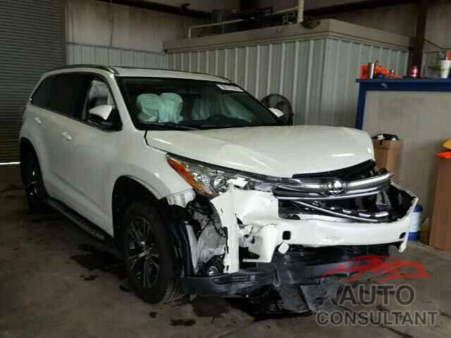 TOYOTA HIGHLANDER 2016 - 5TDKKRFH1GS505833