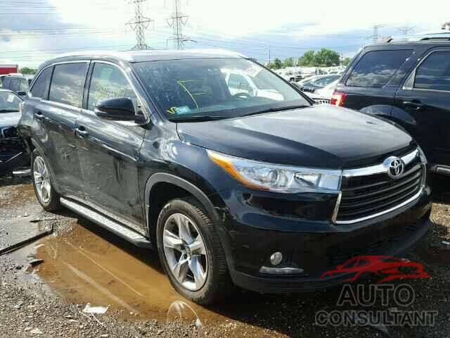 TOYOTA HIGHLANDER 2016 - 5TDDKRFH0GS263030
