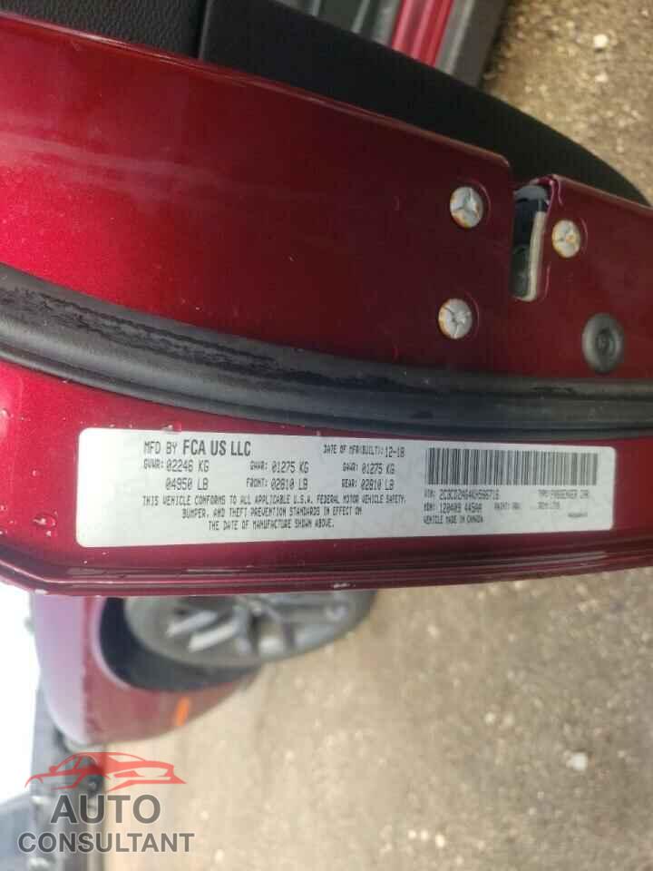 DODGE CHALLENGER 2019 - 2C3CDZAG4KH566716