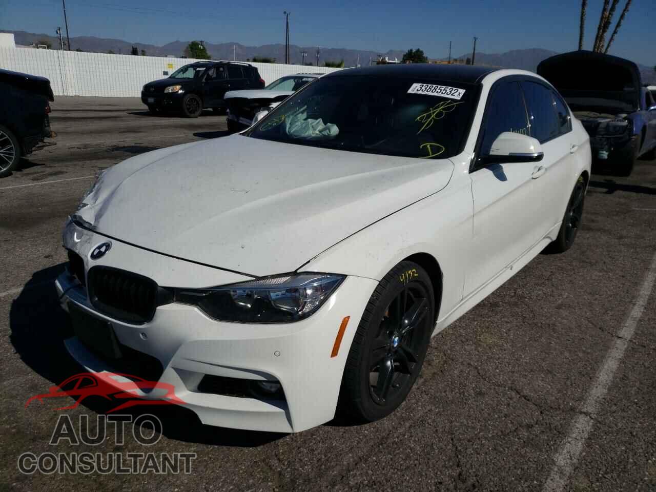BMW 3 SERIES 2016 - WBA8E9G55GNU28599