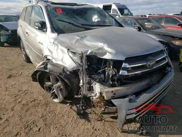 TOYOTA HIGHLANDER 2017 - 5TDDGRFHXHS026676