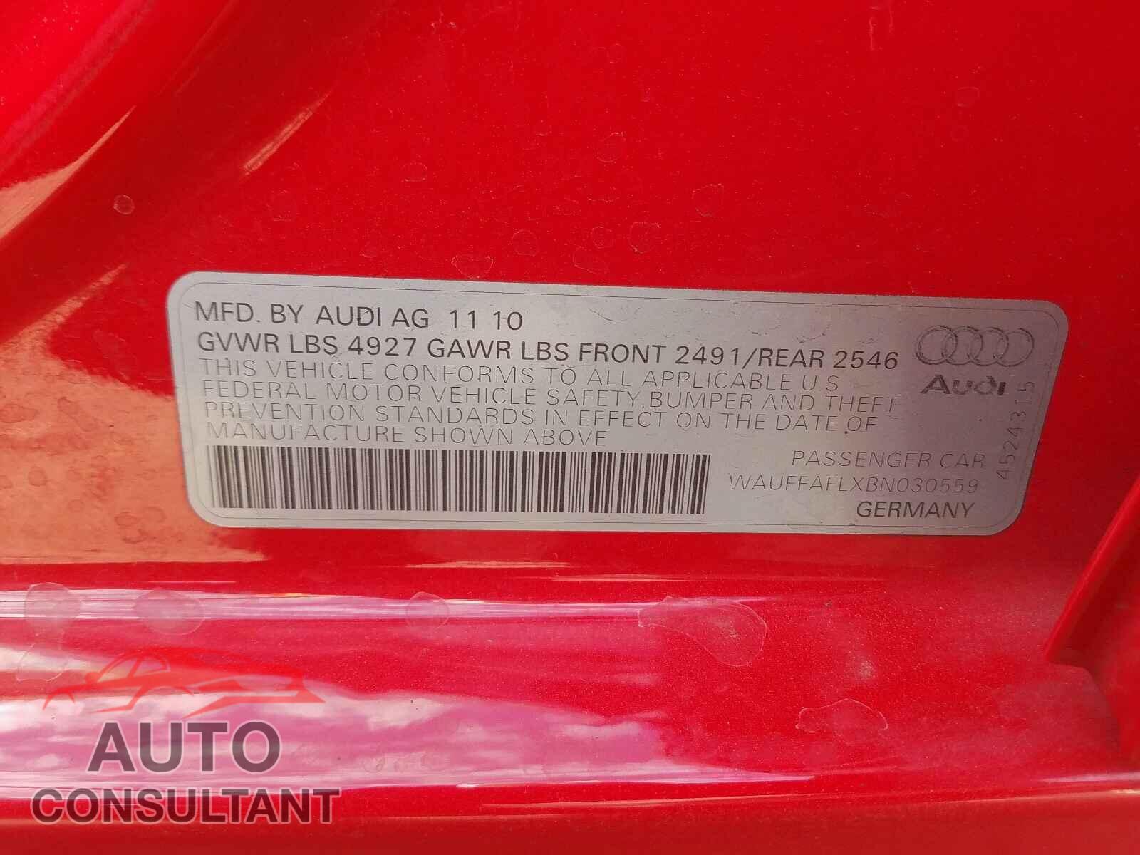 AUDI A4 2011 - 5TDCZRAH0LS019421