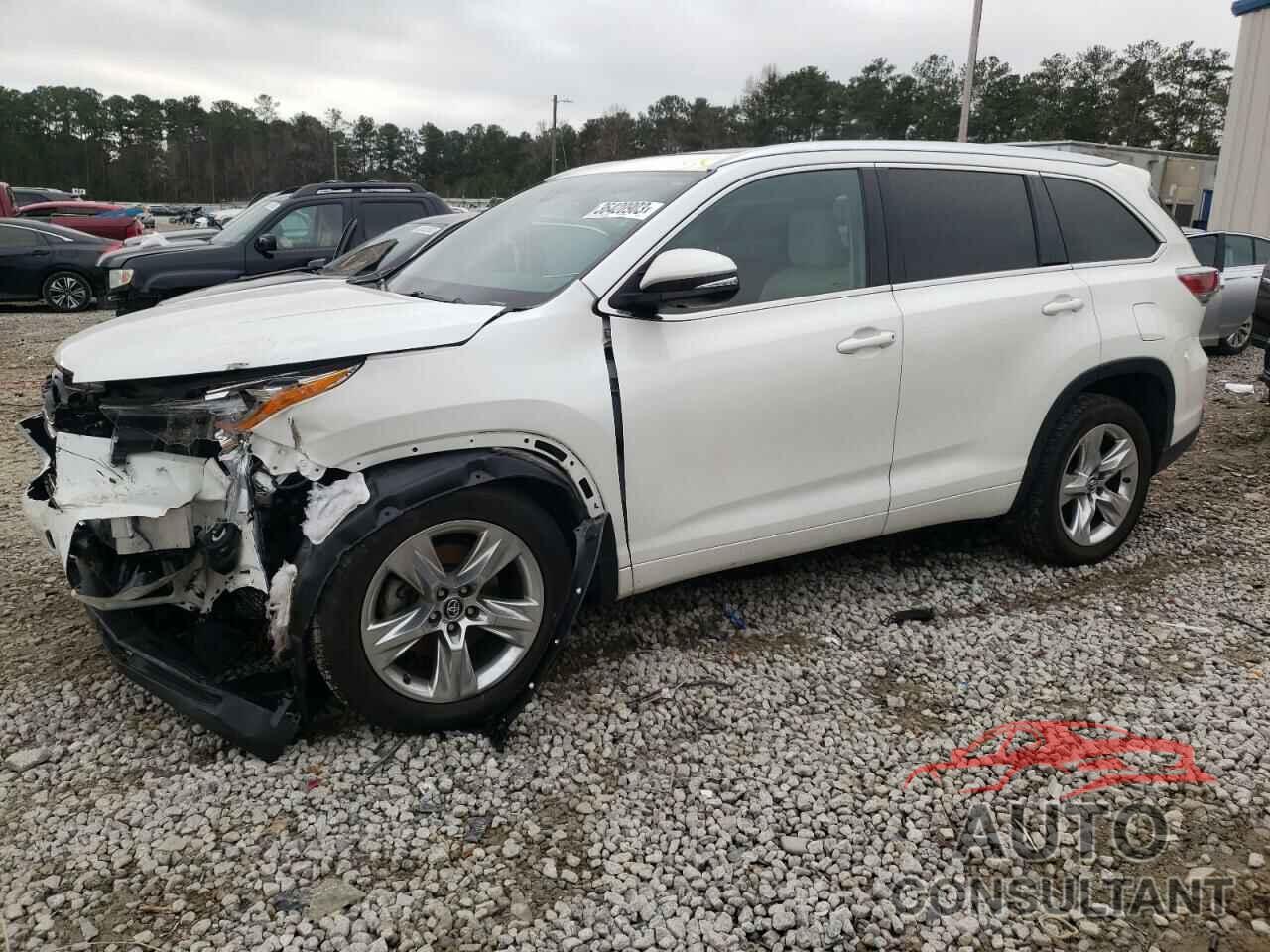 TOYOTA HIGHLANDER 2016 - 5TDYKRFH8GS157779