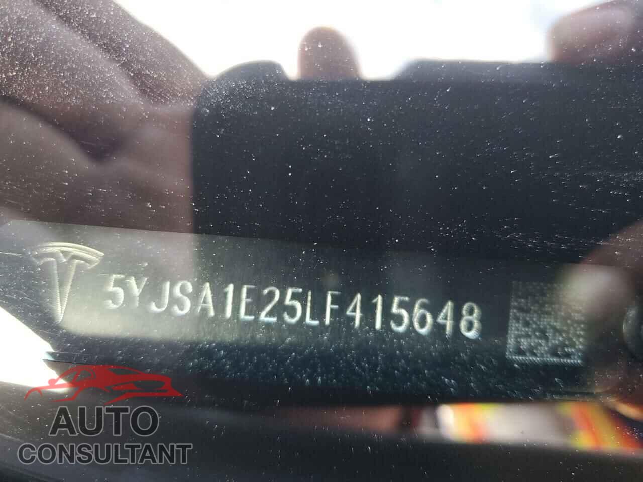TESLA MODEL S 2020 - 5YJSA1E25LF415648