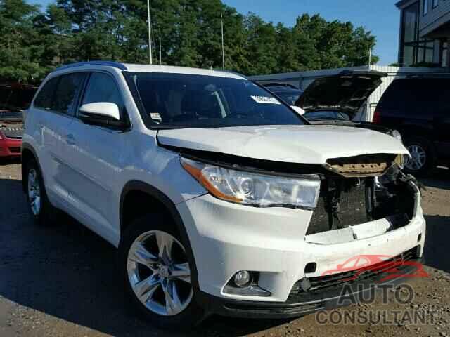 TOYOTA HIGHLANDER 2015 - 5TDDKRFHXFS095590