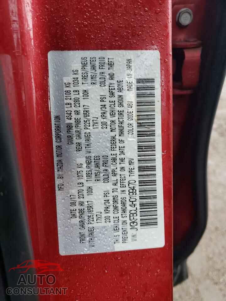 MAZDA CX-5 2017 - JM3KFBCL4H0199470
