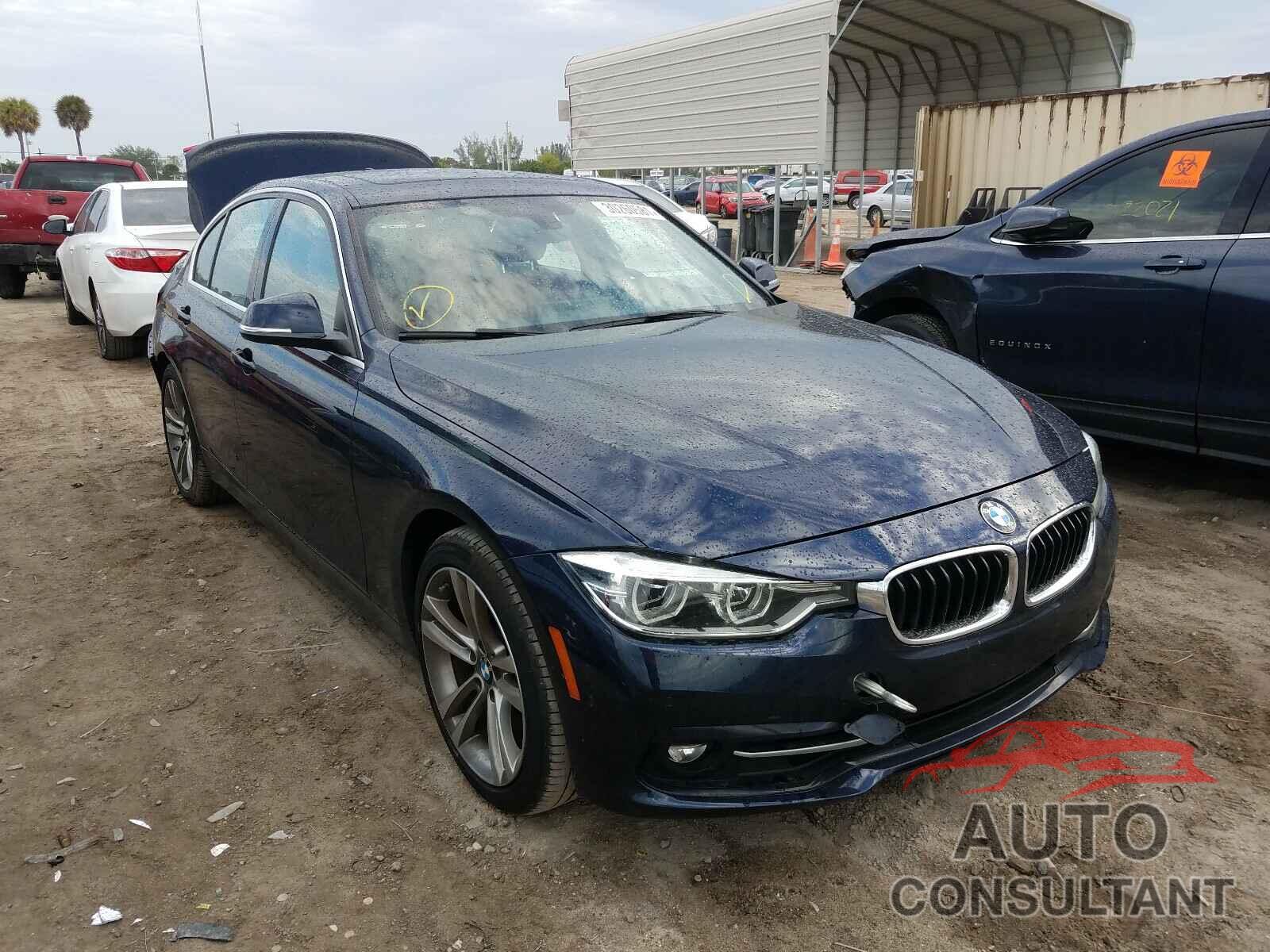 BMW 3 SERIES 2017 - WBA8B9G39HNU52008
