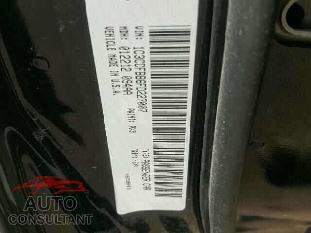 DODGE DART 2015 - 1C3CDFBB6FD227007
