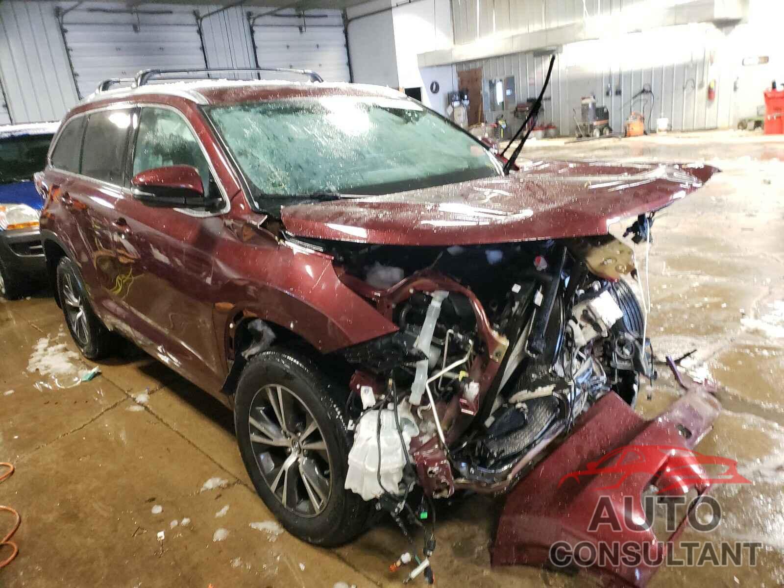 TOYOTA HIGHLANDER 2016 - 5TDJKRFH1GS321438