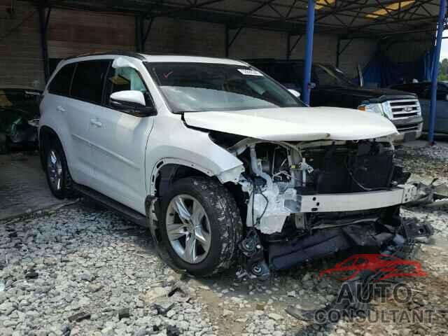 TOYOTA HIGHLANDER 2015 - 5TDDKRFH1FS143719
