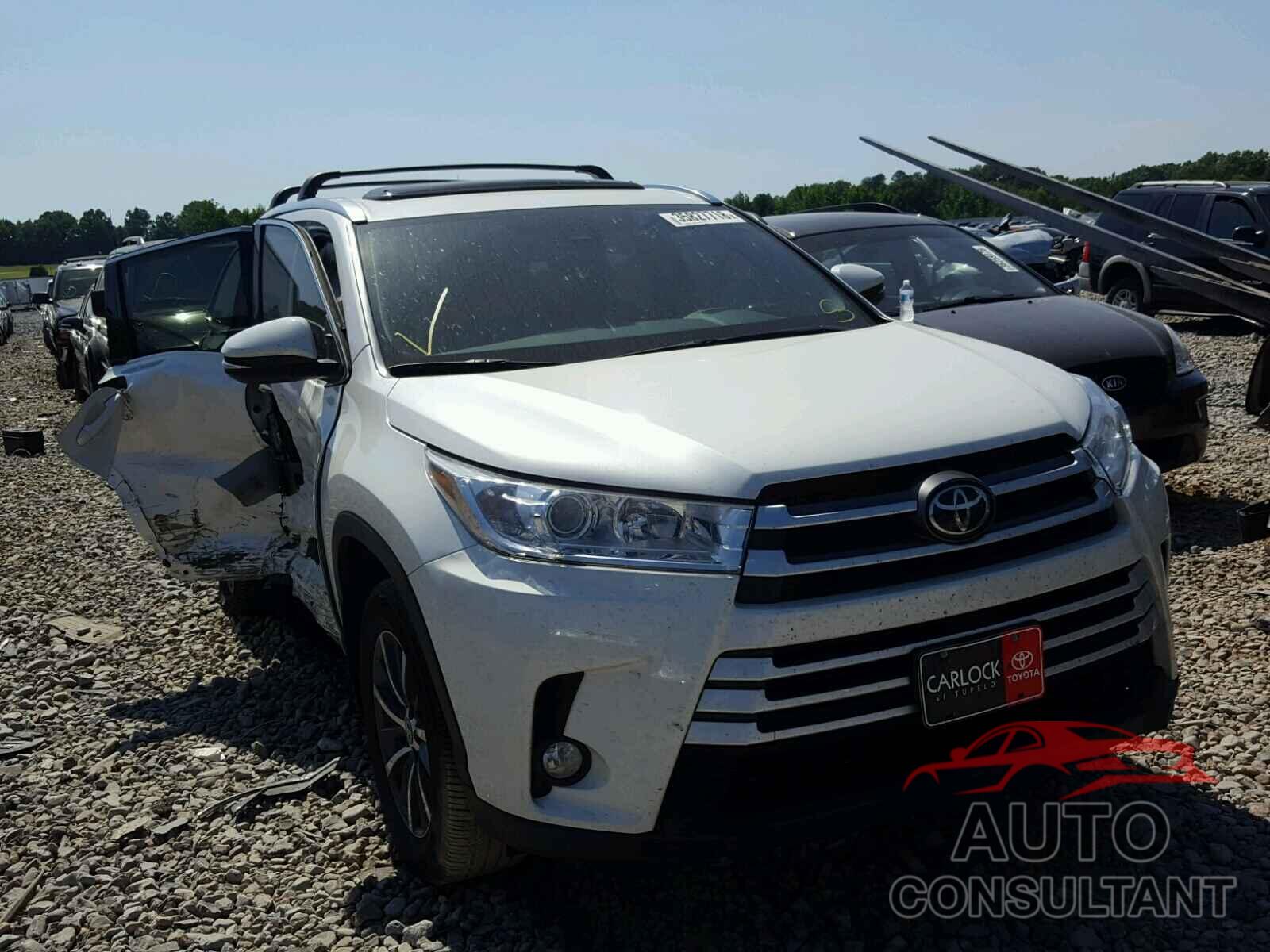 TOYOTA HIGHLANDER 2017 - 5TDKZRFH7HS509317