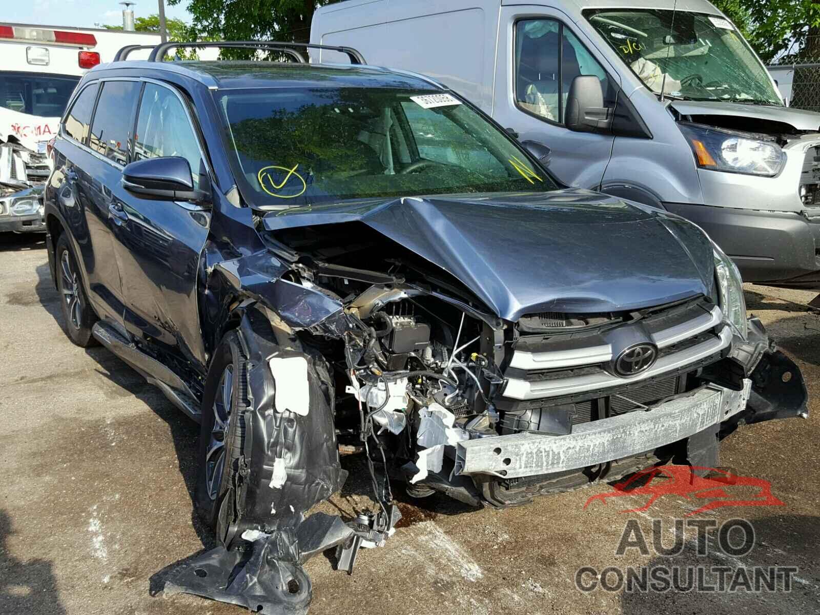 TOYOTA HIGHLANDER 2017 - 5TDJZRFH0HS425898