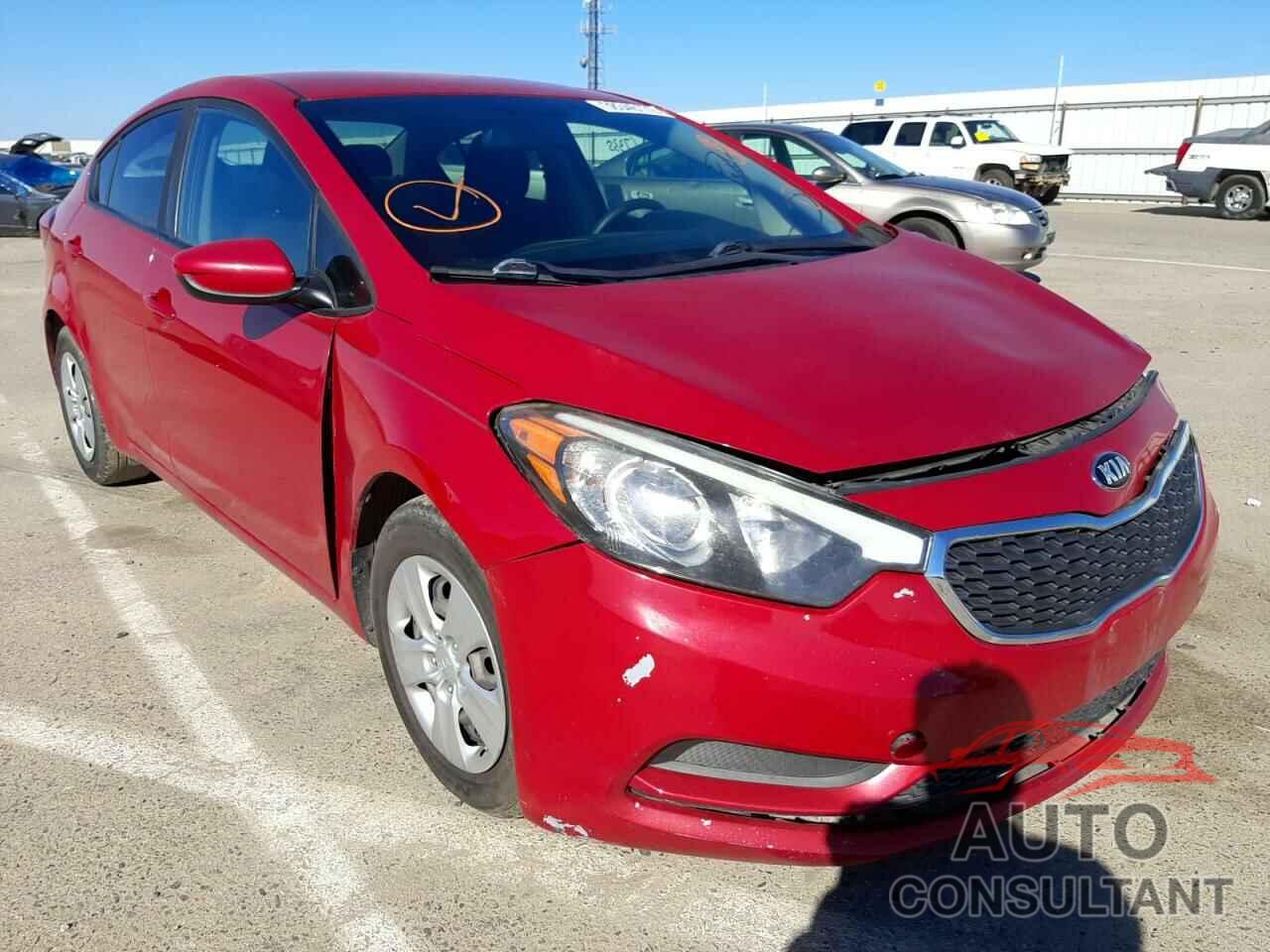 KIA FORTE 2016 - KNAFK4A61G5572722