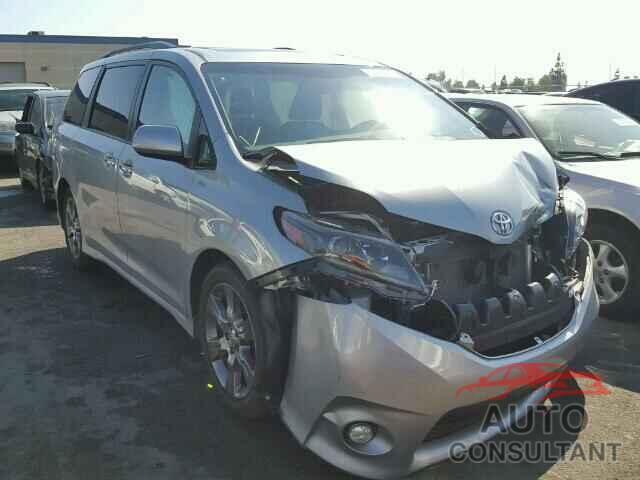 TOYOTA SIENNA 2015 - 5TDXK3DC9FS609639