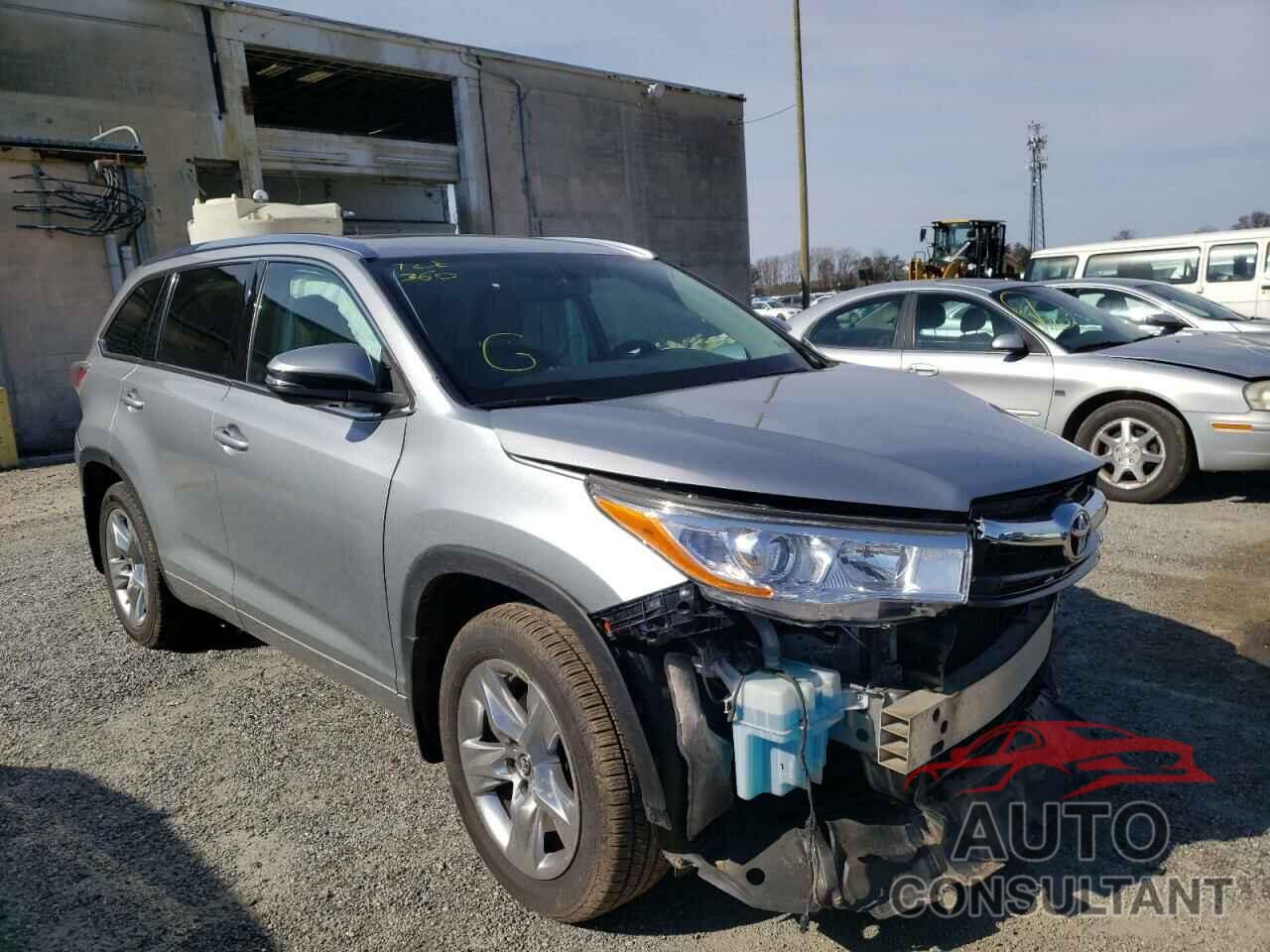 TOYOTA HIGHLANDER 2016 - 5TDDKRFH2GS225914