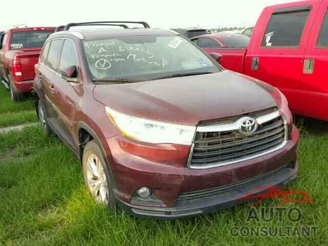 TOYOTA HIGHLANDER 2015 - 5TDKKRFH6FS092502