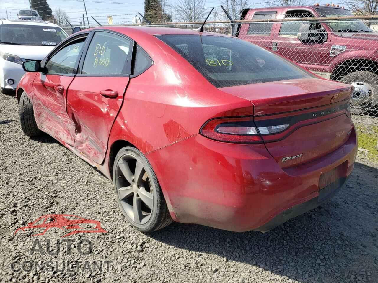 DODGE DART 2016 - 1C3CDFEB3GD593617