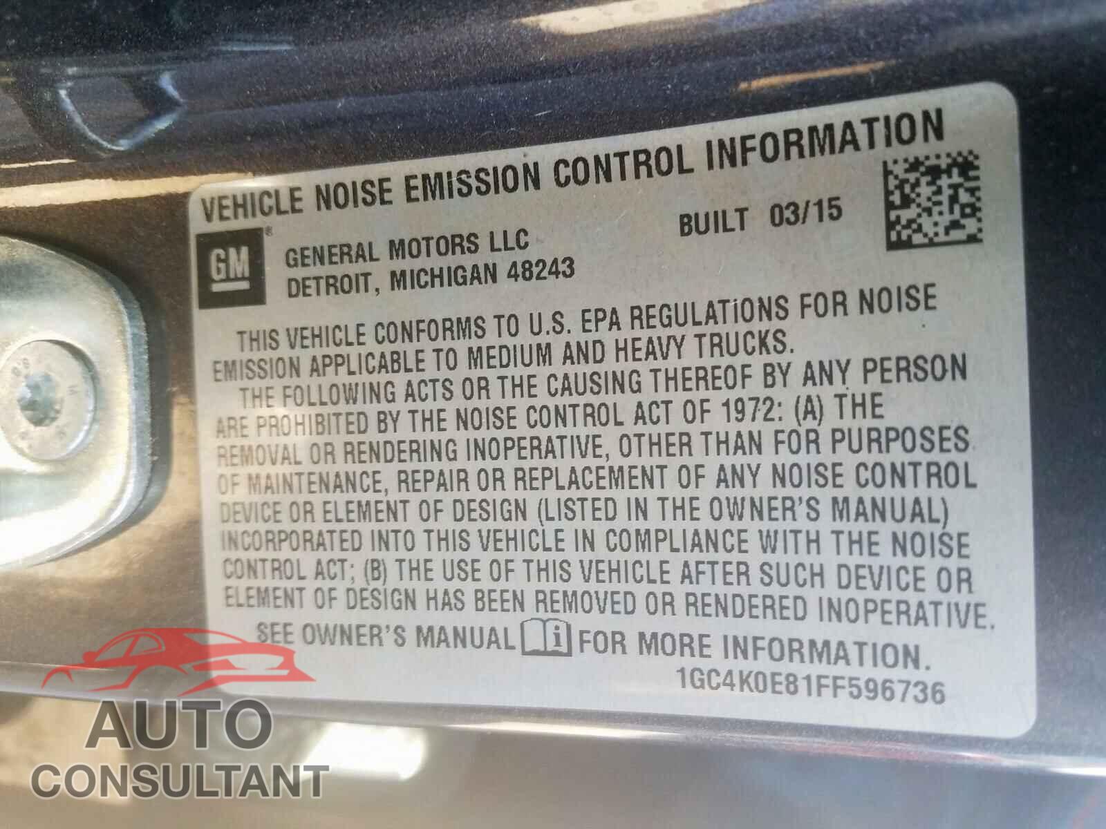 CHEVROLET SILVERADO 2015 - KMHTC6AE7GU248861