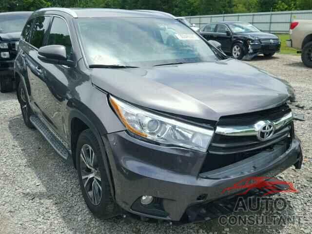TOYOTA HIGHLANDER 2016 - 5TDKKRFH1GS501295