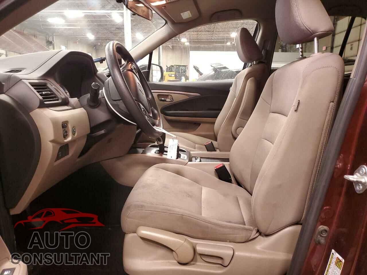 HONDA RIDGELINE 2017 - 5FPYK3F47HB014068