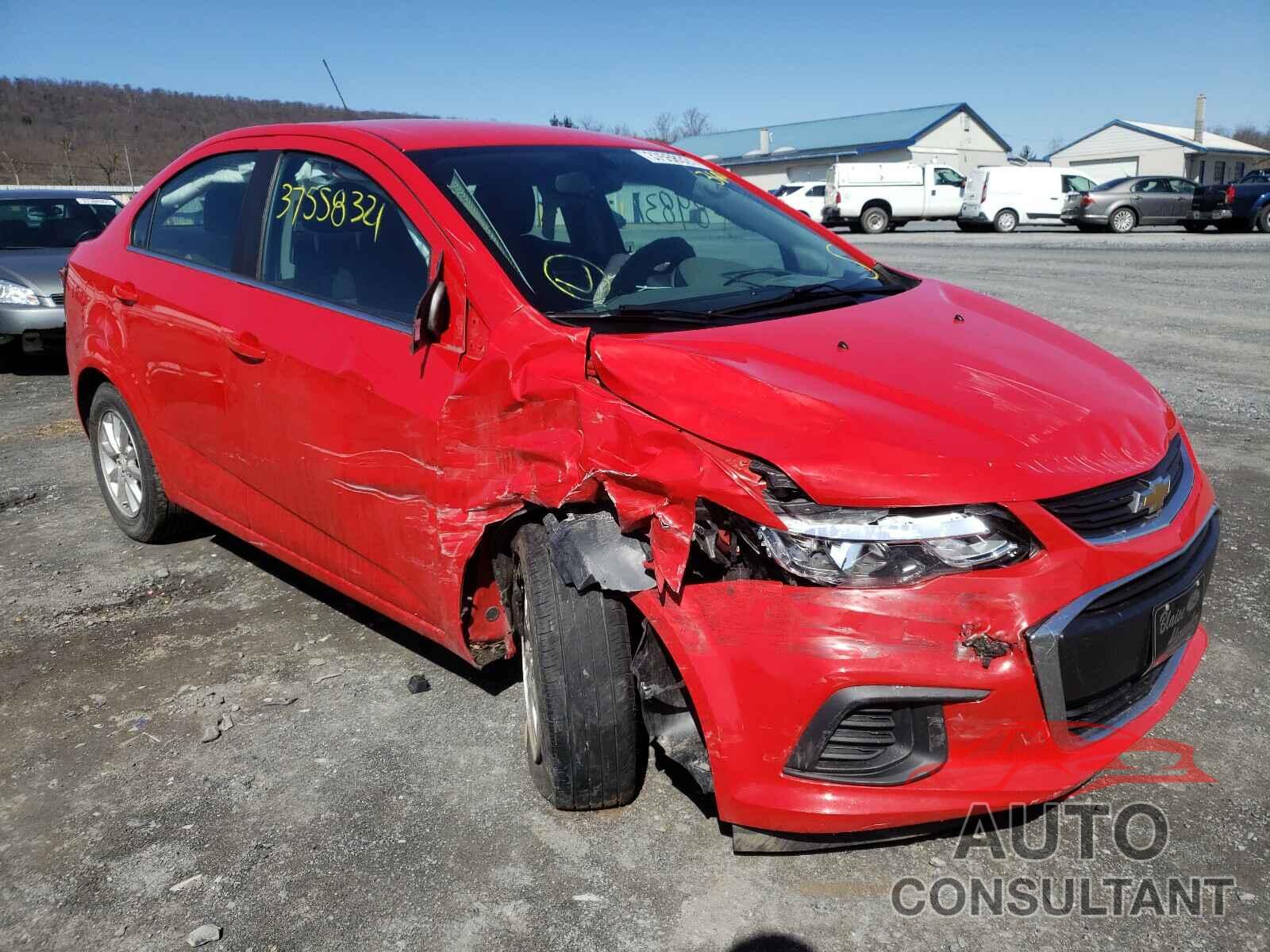 CHEVROLET SONIC 2017 - 1G1JD5SGXH4126881