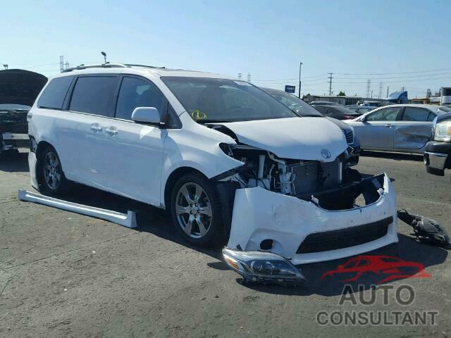 TOYOTA SIENNA 2017 - 5TDXZ3DC9HS802890