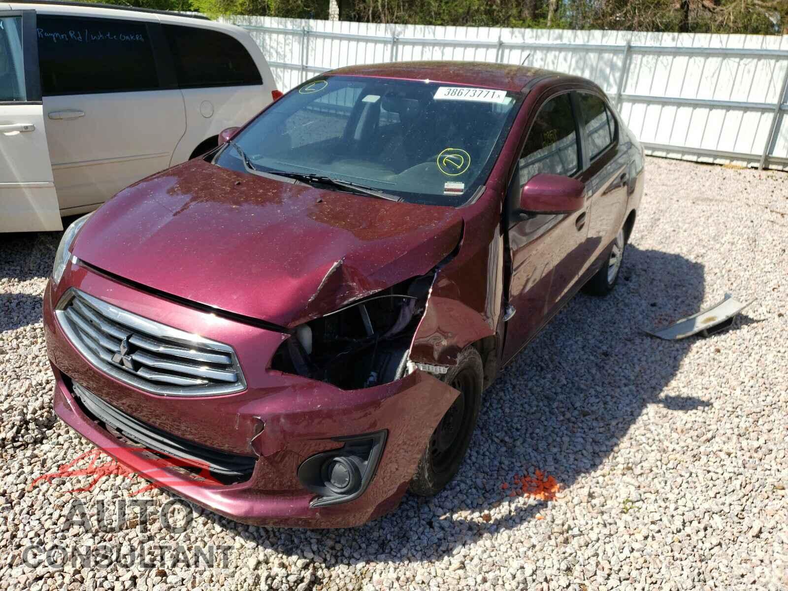 MITSUBISHI MIRAGE 2017 - ML32F3FJ7HHF14570