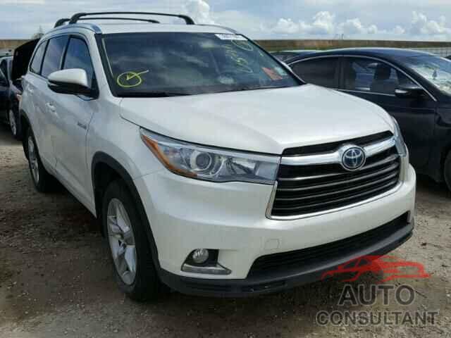 TOYOTA HIGHLANDER 2015 - 5TDDCRFH5FS011527