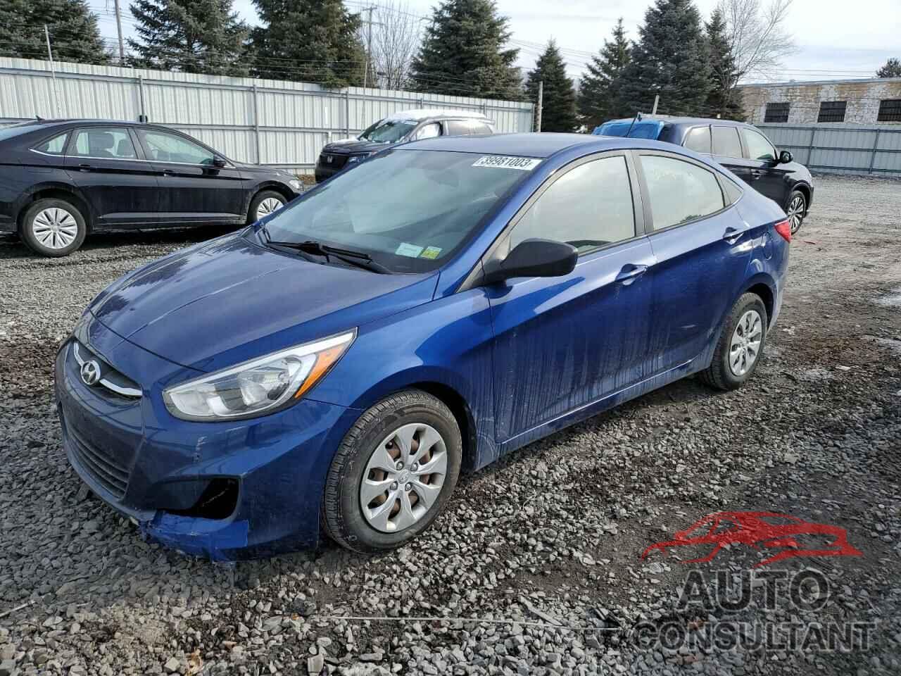 HYUNDAI ACCENT 2016 - KMHCT4AE9GU017125