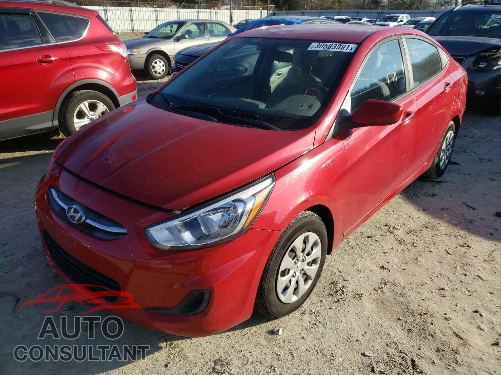 HYUNDAI ACCENT 2017 - KMHCT4AE2HU333502