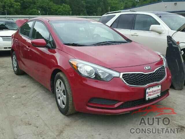 KIA FORTE 2016 - KNAFK4A63G5493116